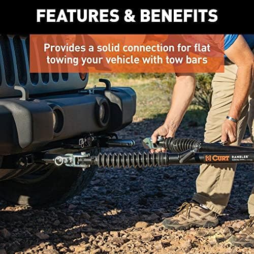 Curt Manufacturing 70132 19 C Cherokee Aluminum Bumper Custom Tow Bar Base Plate