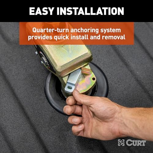 Curt Manufacturing Rockerball Multifit OEM Puck System Gooseneck Ball with 4-Inch Offset