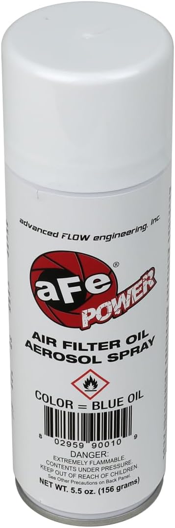 aFe Power Air Filter Restore Kit: 12oz Filter Cleaner and 5.50oz Aerosol Filter Oil - Blue, Restores Pro 5R Engine Air Filters, #90-50001