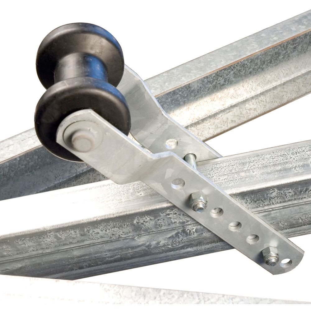 C.E. Smith 5" Adjustable Keel Roller Assembly for 3" Tongue - Black (Part Number: 32003G)