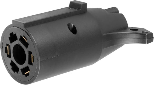 Curt Manufacturing 57241 7-Way RV Round to 4-Way Flat Trailer Wiring Adapter