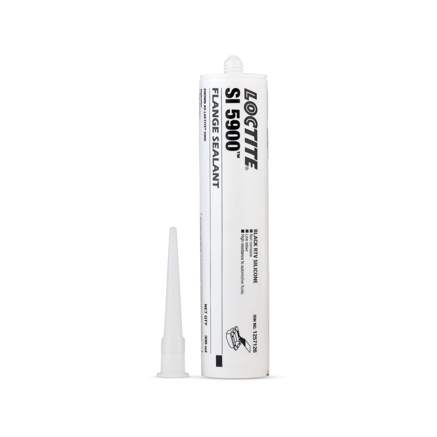 Loctite® 5900 Flange Sealant – Heavy Body RTV Silicone, Black, 300 mL Cartridge (212184)