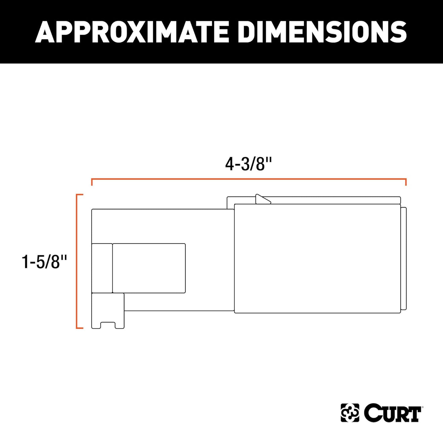 Curt Manufacturing Die Cast 7 Way Round Pin Plug - Part #58161