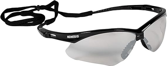 KleenGuard™ V30 Nemesis™ Safety Glasses – Indoor/Outdoor Lens, Anti-Fog, Black Frame (25685)