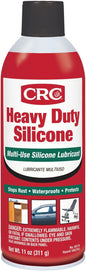 CRC Heavy Duty Silicone Lubricant, 11 Wt Oz, Clear Colorless Liquid