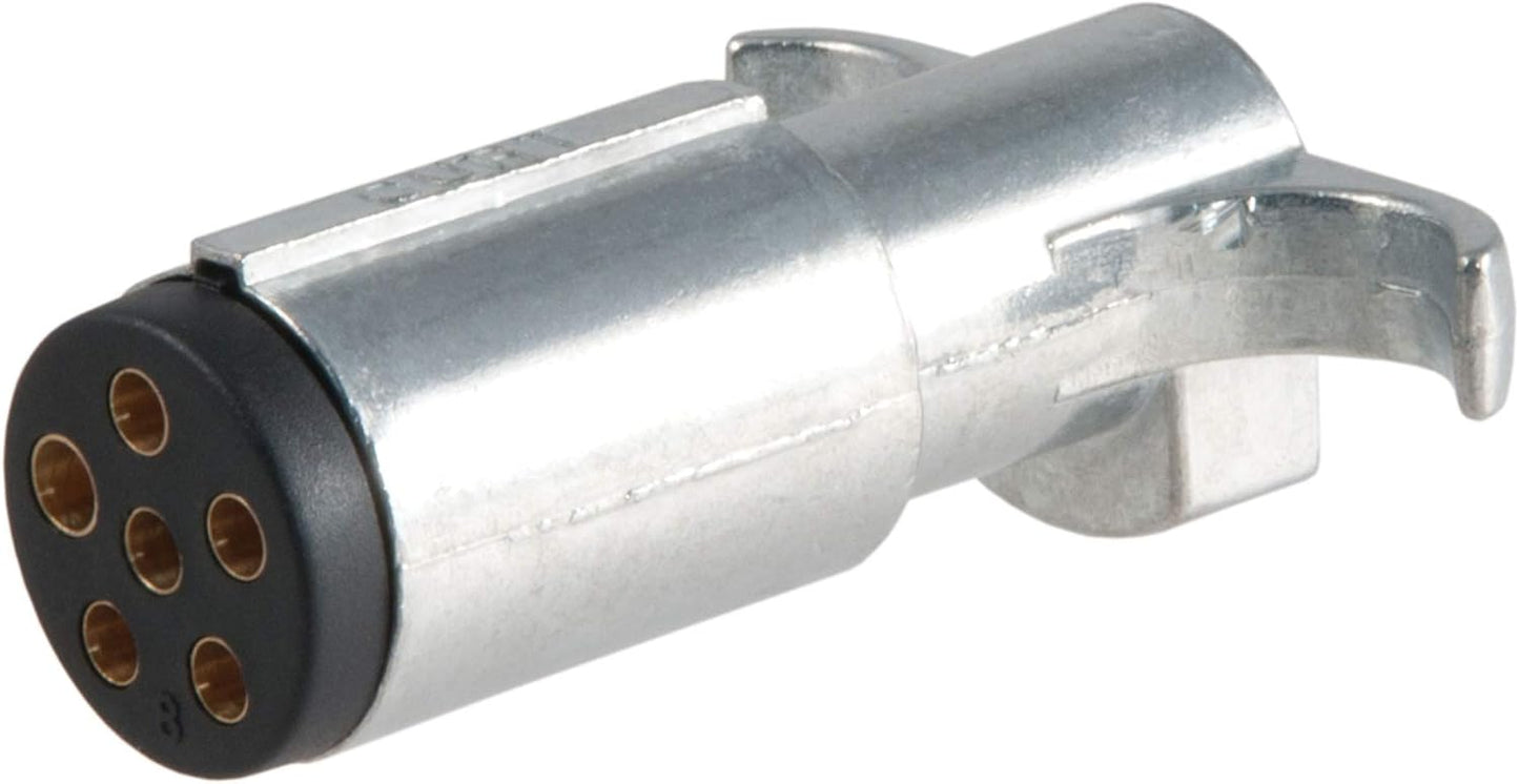 Curt Manufacturing 58080 6-Inch Polyethylene Die Cast Trailer End Connector, Bulk Pack