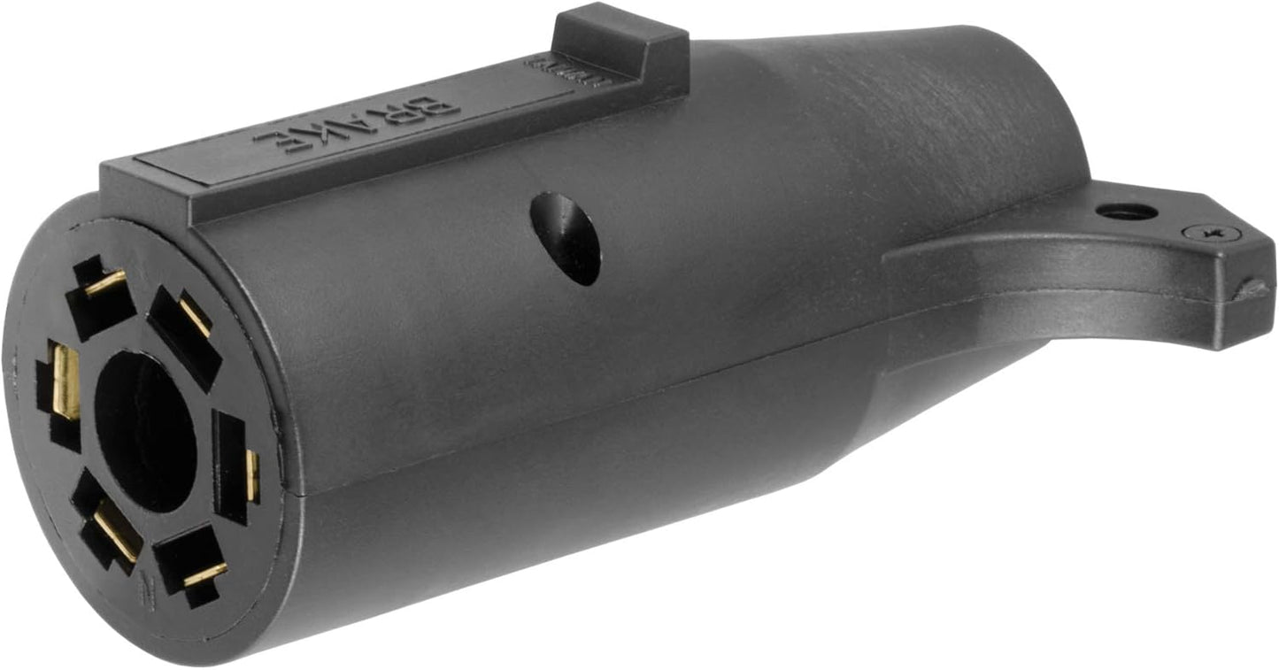 Curt Manufacturing 7-Way RV to 6-Round Trailer Adapter Model 57660