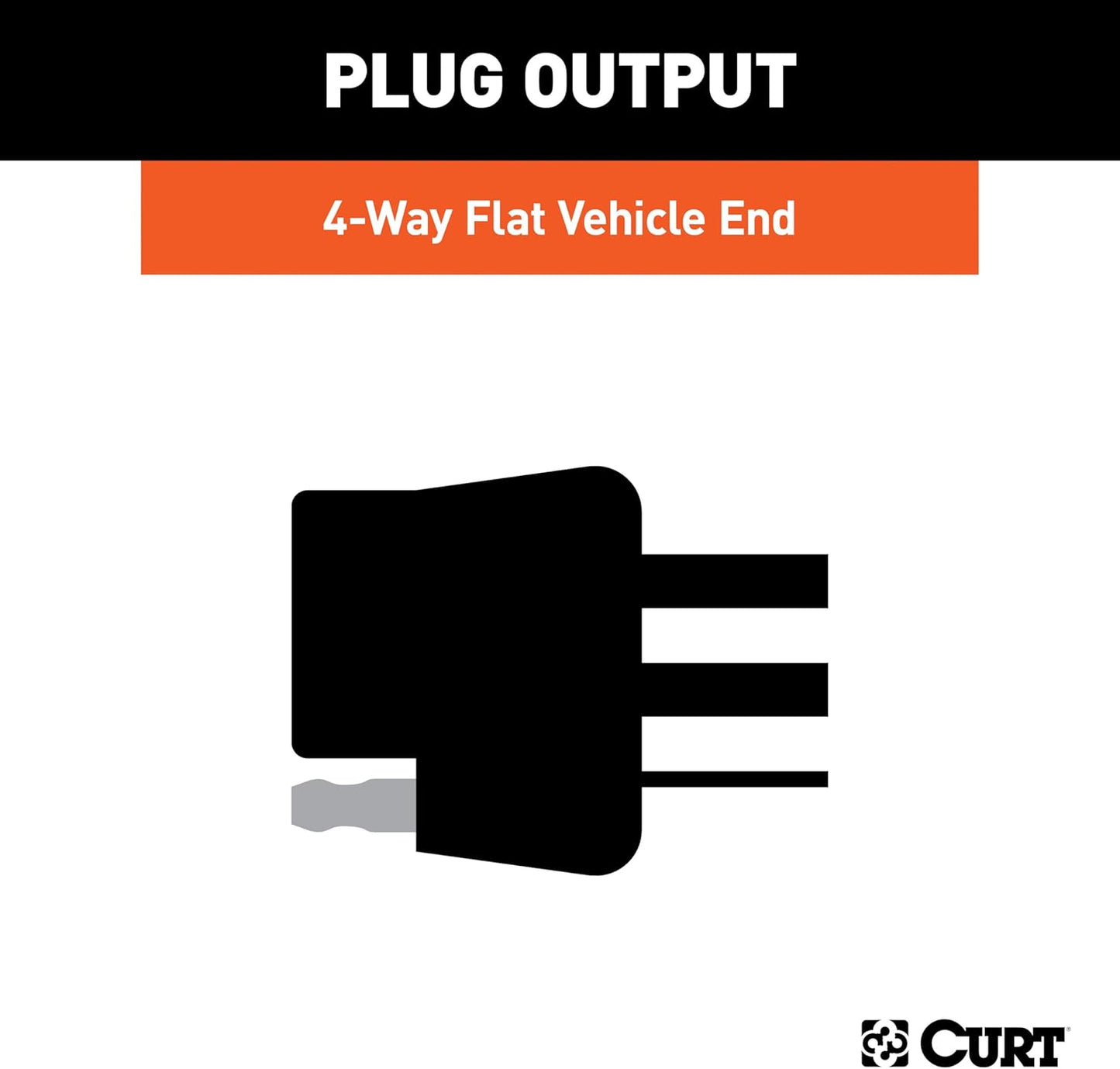 Curt Manufacturing 56489 21' Sienna T-Connector Vehicle to Trailer Wiring Harness
