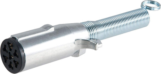 Curt Manufacturing 58180 7-Pole Die Cast Trailer End Connector with Spring