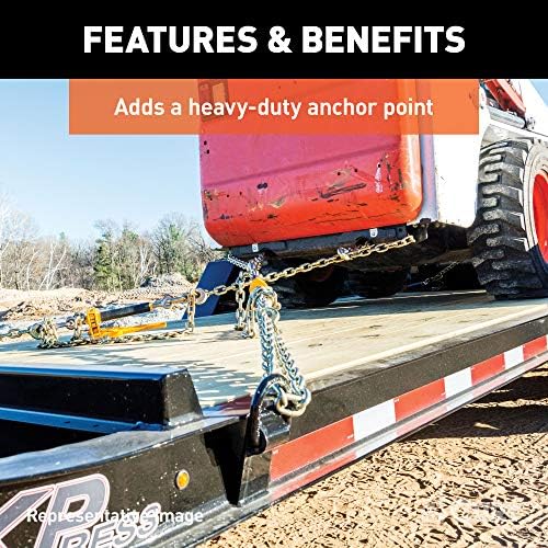 Curt Manufacturing 83750 6100 lb Capacity Raw Steel Lashing Ring