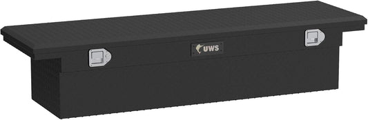 UWS United Welding Services 69-Inch Aluminum Single Lid Crossover Toolbox in Matte Black, Part TBS-69-LP-MB
