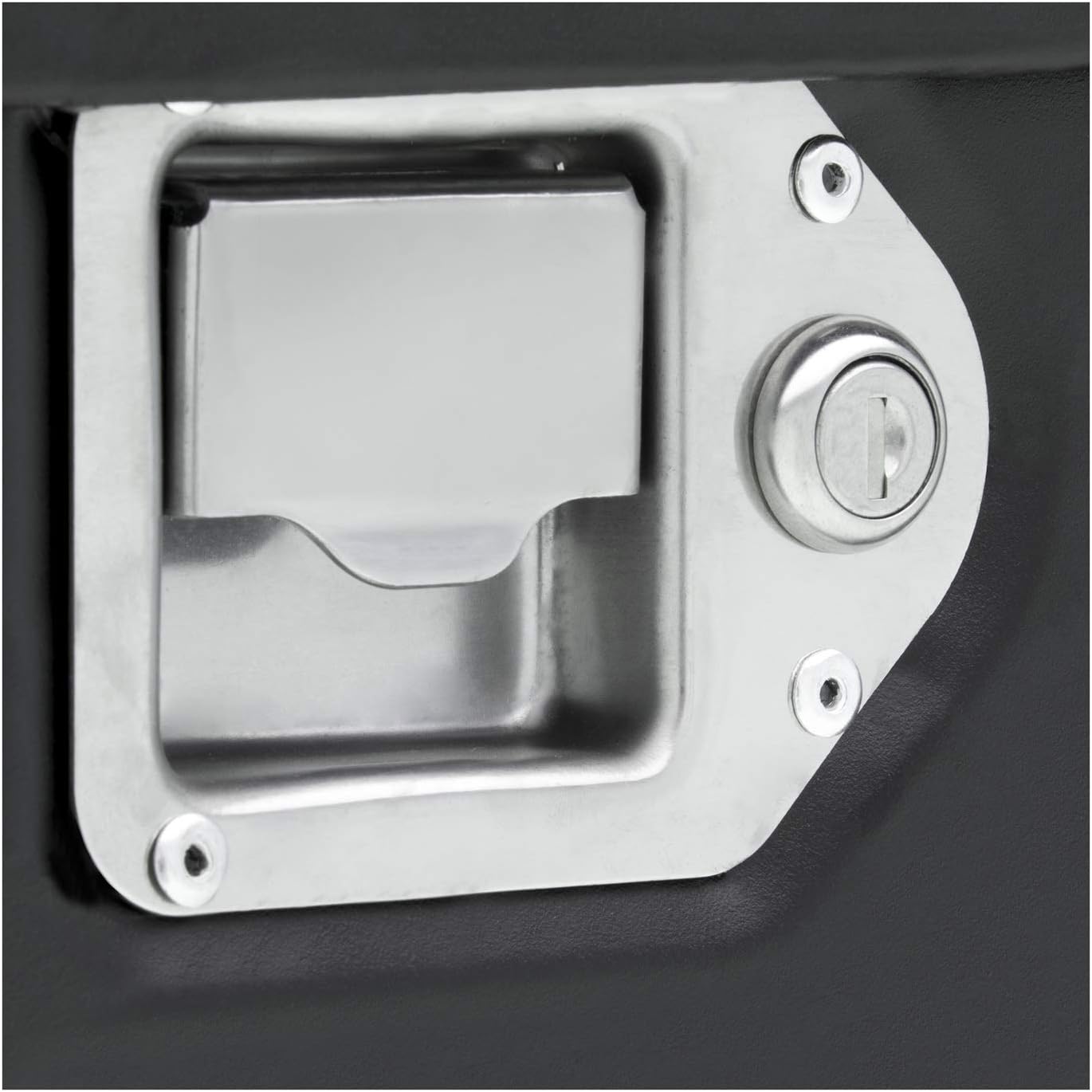 UWS United Welding Services 85 Gallon Steel Combo Transfer Tank in Matte Black (Part Number ST-85-COMBO-MB)