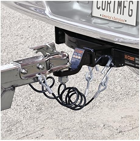Curt Manufacturing Trailer Safety Cable 7500 lb Capacity - Part 80176