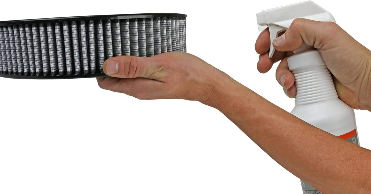 aFe Power Air Filter Cleaner: 32oz Spray Bottle, Restores Non-Oiled Engine Air Filter Performance, #90-10601