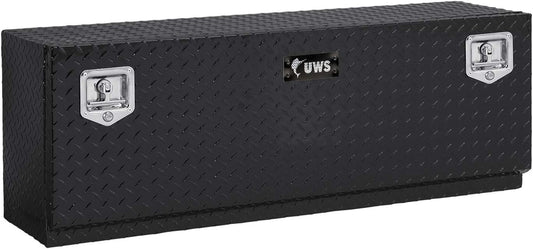 UWS EC40032 60" Gloss Black Aluminum Single-Door Topside Heavy-Wall Tool Box