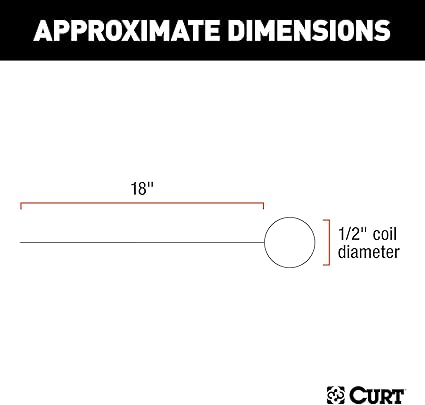 Curt Manufacturing Pull Wire 1/2 Inch Plus 7/16 Inch Model 58400