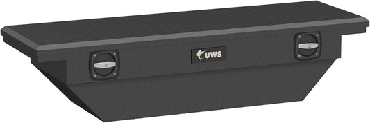 UWS/United Welding Services Aluminum 63-Inch Secure Lock Angled Truck Tool Box - Low Profile Model SL-63-A-LP