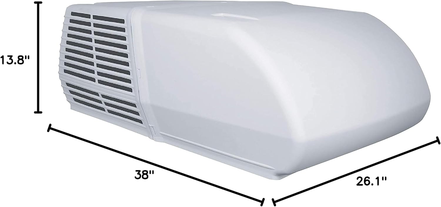 Coleman - Mach 08 - 0056 Mach III Power Saver 48208C966 13,500 BTU RV Air Conditioner - Arctic White - Autosphere