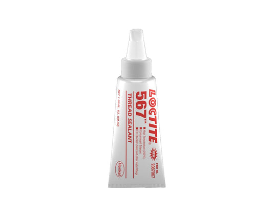 Loctite® 567 Thread Sealant – 50 mL Tube, White, High-Temperature, Pack of 1 (2087067)