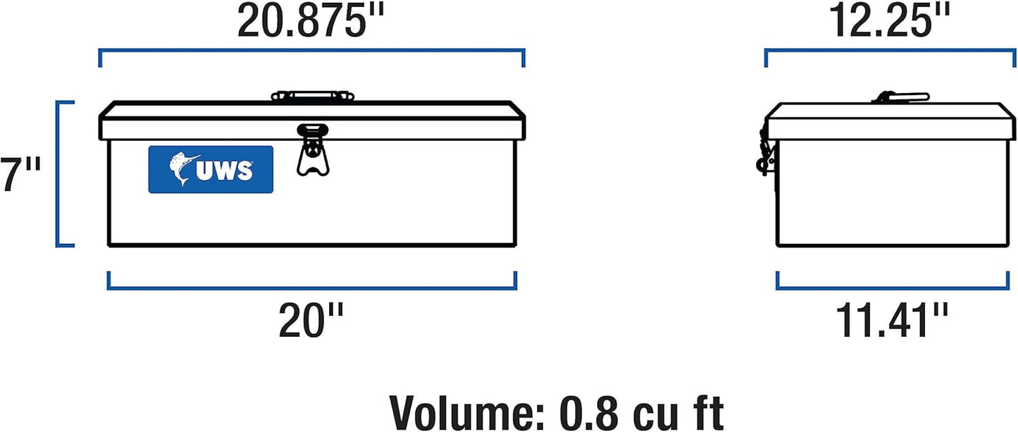 UWS United Welding Services Tote Box TB-1 - 20 x 10 x 6 Inches with Heavy-Duty Construction