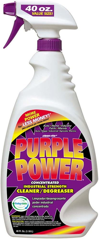 PURPLE POWER 4319PS Industrial Strength Cleaner and Degreaser - 40 oz. - 3 Pack