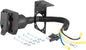 Curt Manufacturing 57676 7-Way Round to 4-Way Flat Trailer Wiring Adapter with Integrated Test Lamps