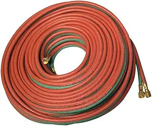 BEST WELDS 907-LB504 Twin Welding Hose – 1/4" x 50 ft, Acetylene Only, Black, Made in USA