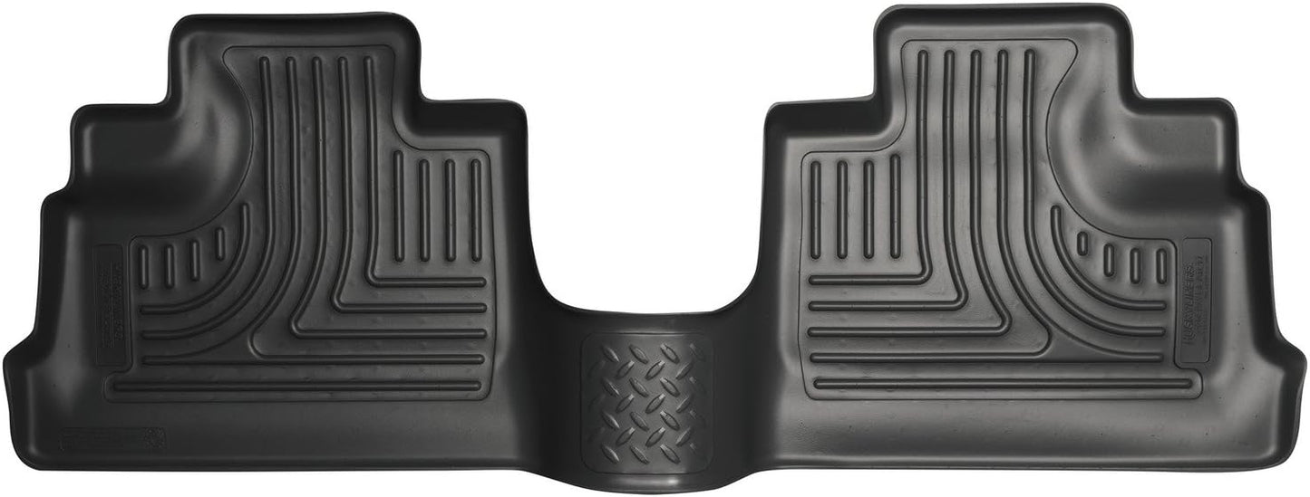 Husky Liner WeatherBeater Front & Second Row Floor Liner for 2018 Jeep Wrangler JK Unlimited 4-Door