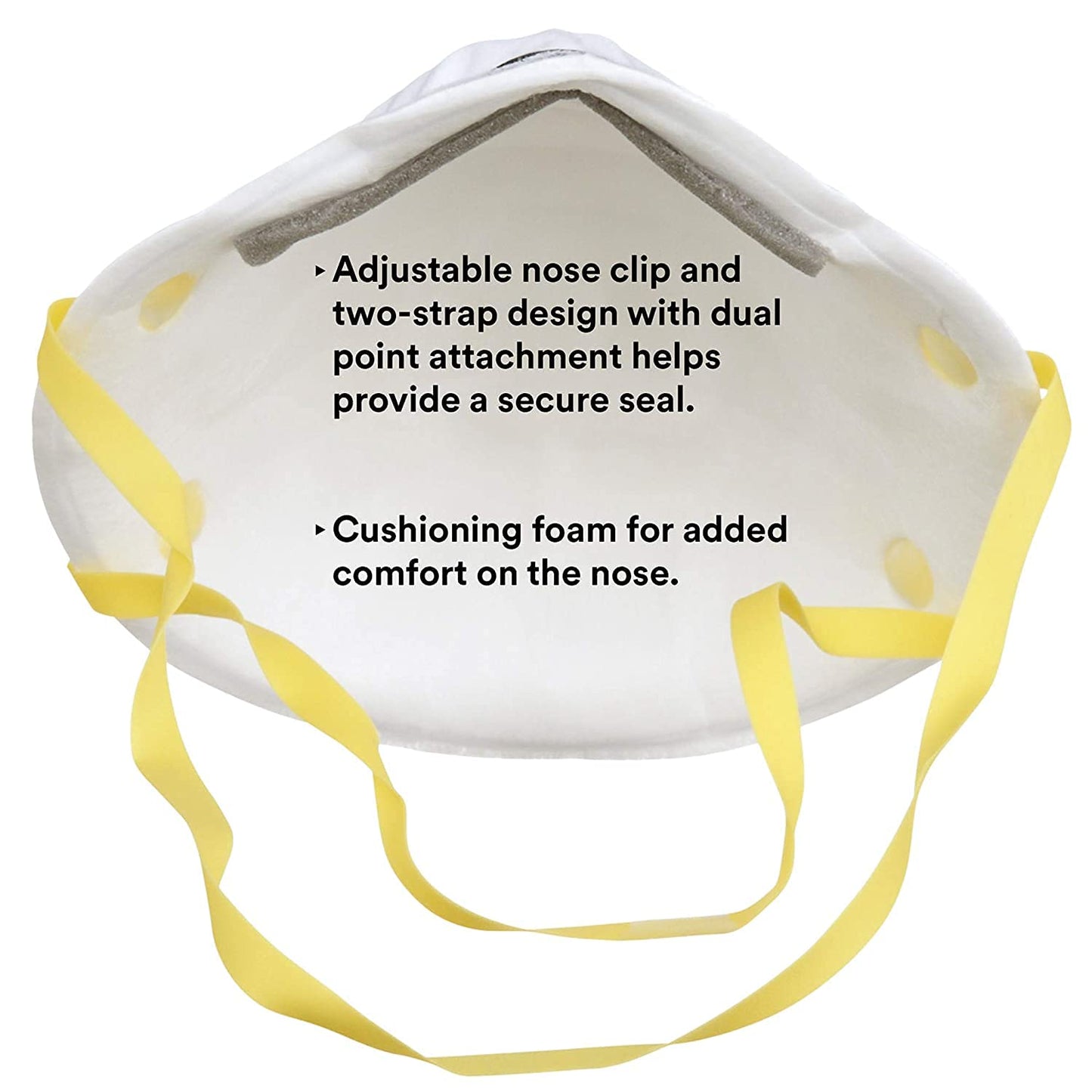 3M 8210 N95 Particulate Respirator Mask – Pack of 20 | NIOSH Approved | Lightweight Disposable Cup-Style Face Mask