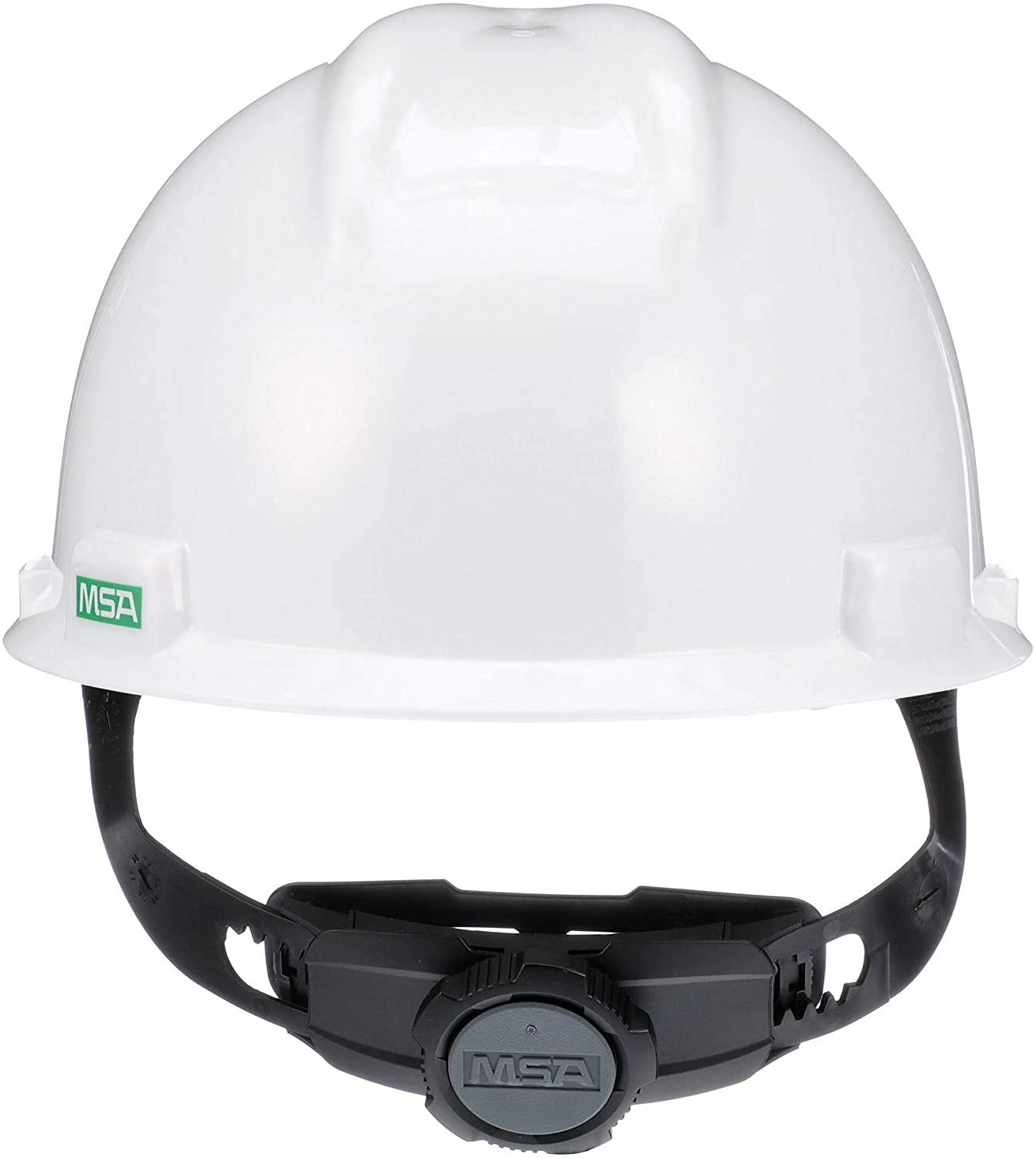 MSA 475358 V-Gard Cap Style Hard Hat – White, Fas-Trac III Suspension, Polyethylene Shell – Standard Size