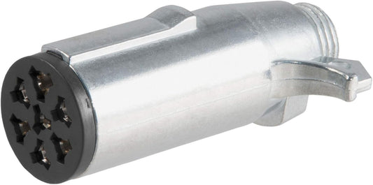 Curt Manufacturing Die Cast 7 Way Round Pin Plug - Part #58161