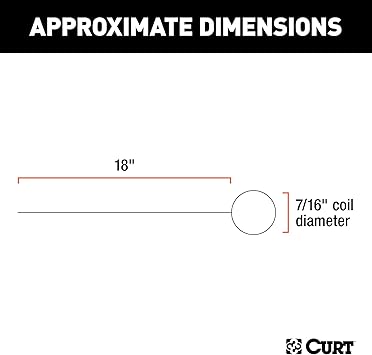 Curt Manufacturing Pull Wire 7/16 Inch - Part Number 58410