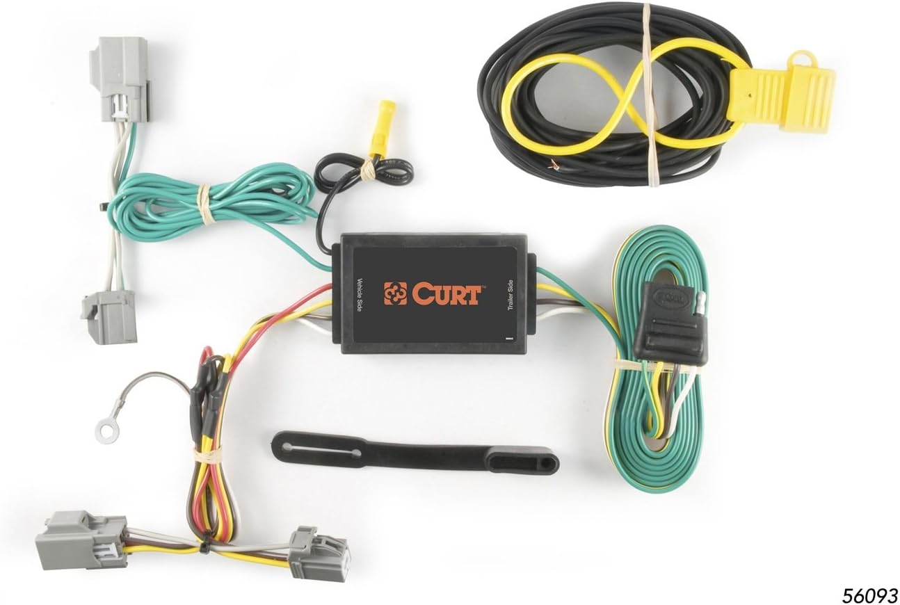 CURT 56402 4-Pin Vehicle-Side Trailer Wiring Harness for Honda Accord – Plug & Play