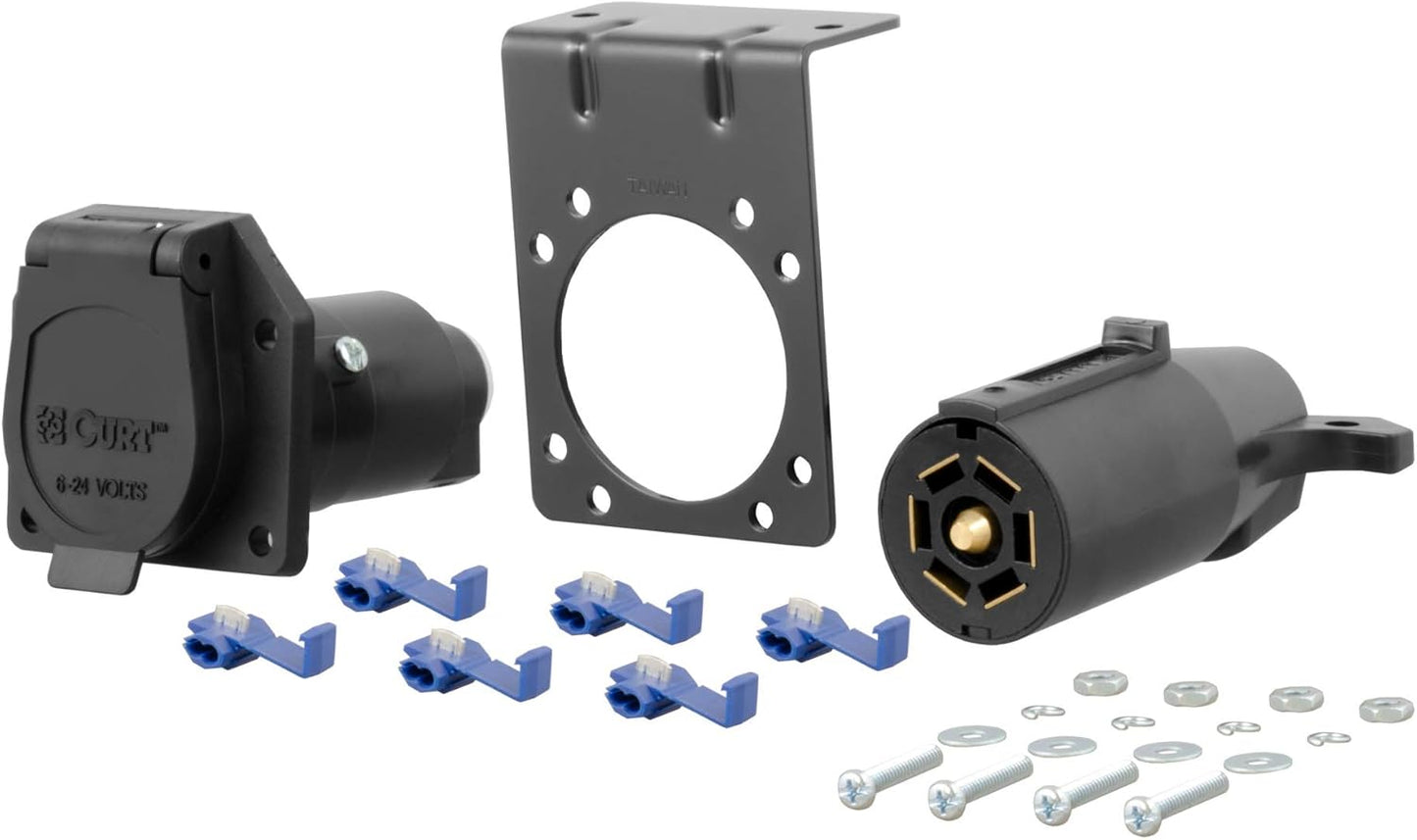 Curt Manufacturing Pkg I14/I15/I51 7-Pole Locking Connectors - Part Number 58152