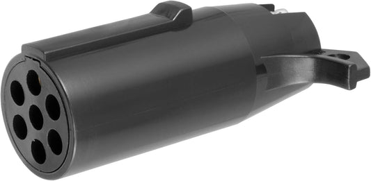 Curt Manufacturing 57041 7-Pole Round to 4-Flat Trailer Adapter