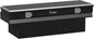 UWS EC20342 60" Gloss Black Heavy-Wall Aluminum Notched Truck Storage Box with RigidCore Lid – Lockable, Weatherproof Tool Chest