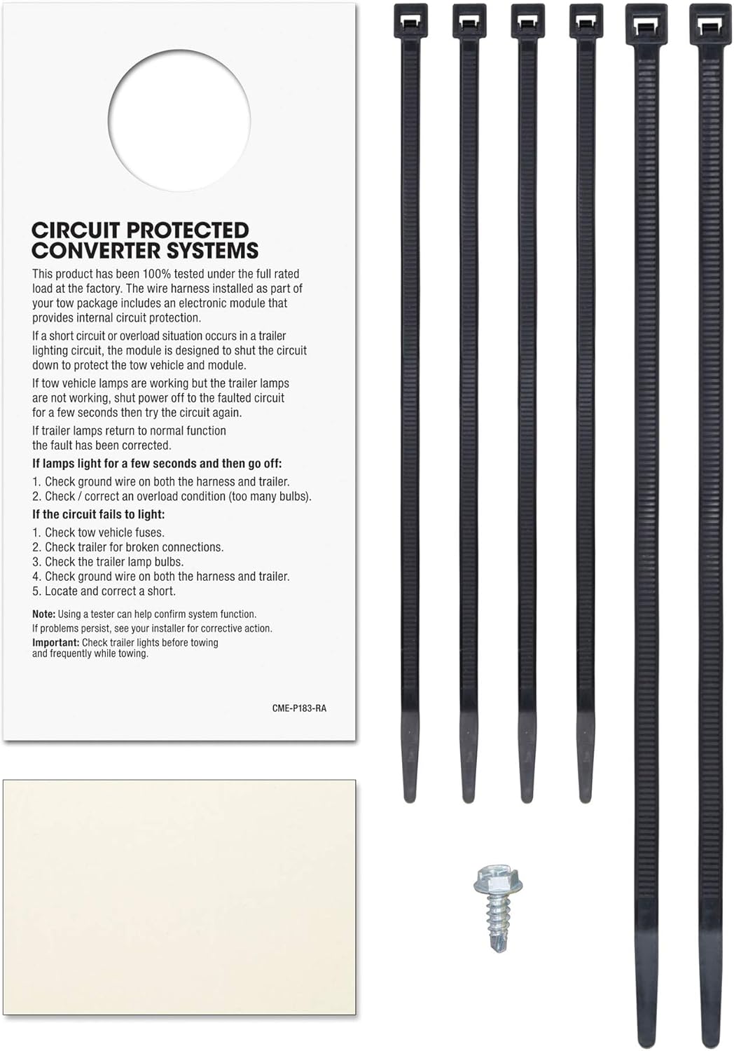 Curt Manufacturing 56513 5 Flat Output T-Connector for Trailer Wiring