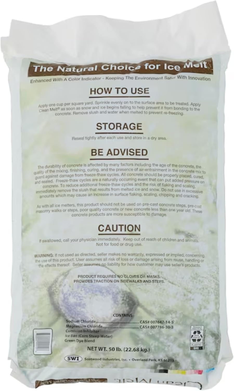 Eco-Friendly Ice Melt Pallet – 50 Bags x 50 lb | Melts to -10°F | Made in USA | Professional Commercial Deicer