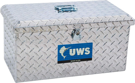 UWS EC20111 20" Heavy-Wall Aluminum Tool Box – Portable, Corrosion-Resistant & Lockable Storage Chest
