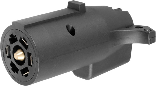 Curt Manufacturing 57250 7-Way RV Flat Connectors to 5-Way Flat Adapter