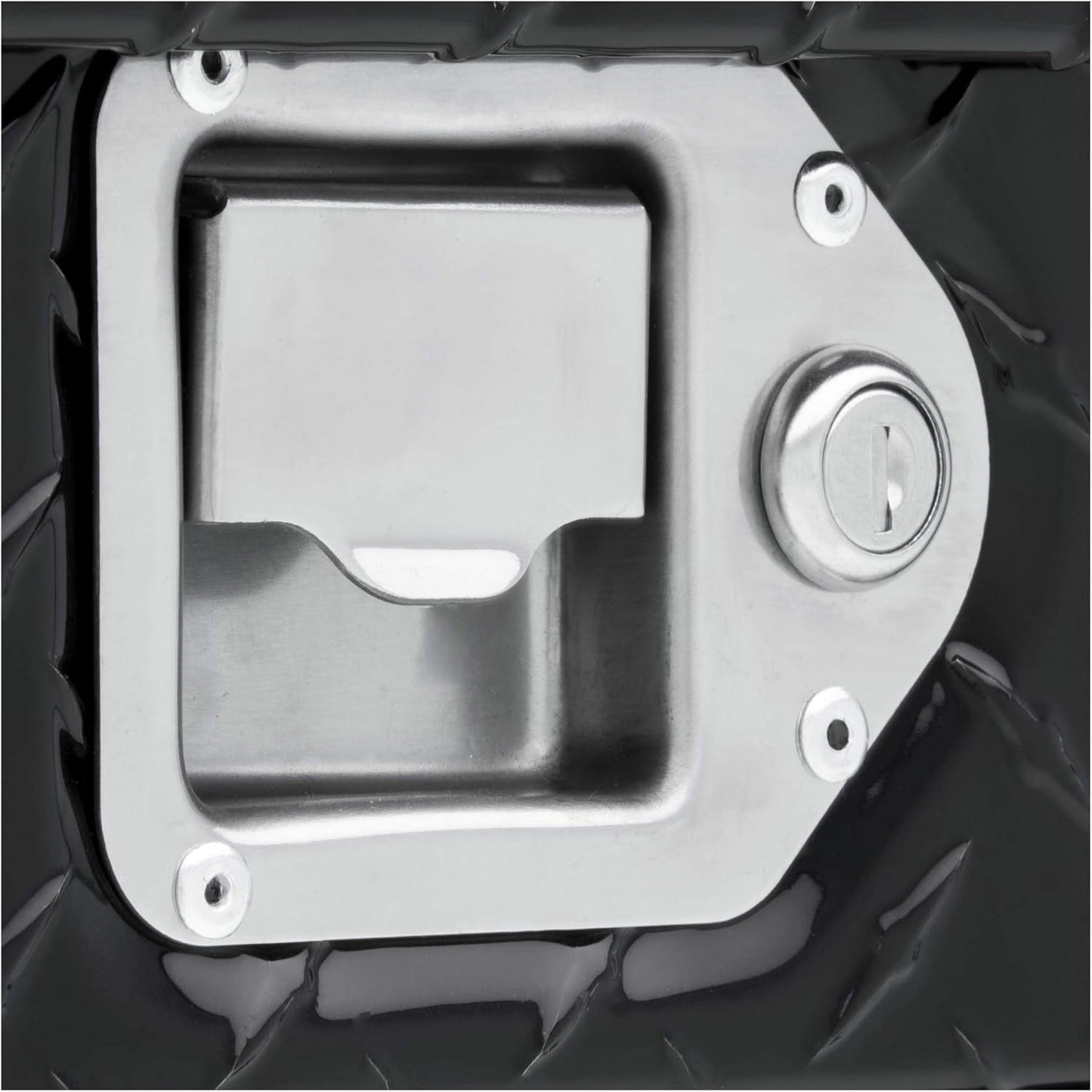 UWS EC30012 48-Inch Driver-Side Gloss Black Heavy-Wall Aluminum Fender Wheel Well Tool Box – RigidCore Lid, Weatherproof