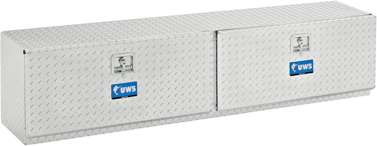 UWS EC40041 72" Aluminum Heavy-Wall Double-Door Topside Truck Tool Box