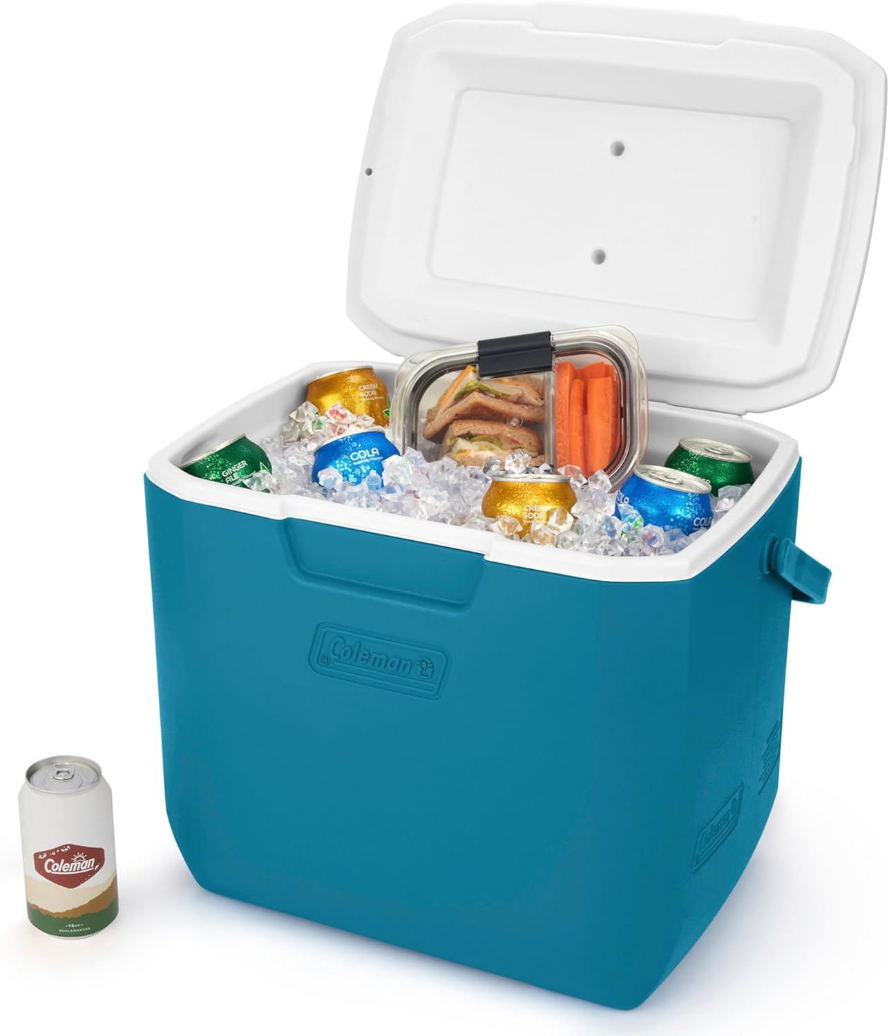 Coleman Outdoor Chiller Cooler 30 Qt 5879 Ocean/White C4