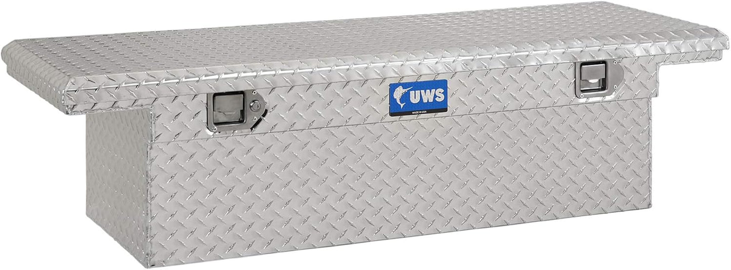 UWS United Welding Services TBS-54-LP 54-Inch Aluminum Single Lid Crossover Toolbox with Low Profile Design