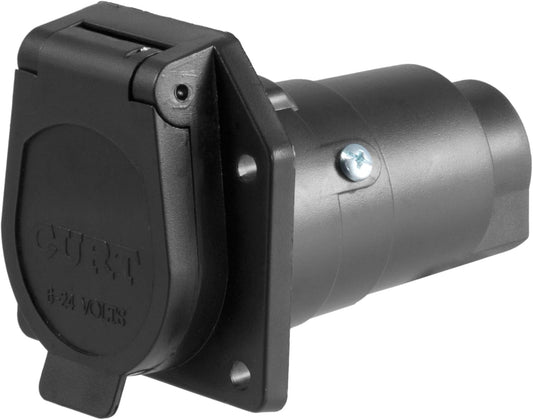 Curt Manufacturing 58150 7-Pole Plastic Connector Car End Bulk for Trailer Wiring