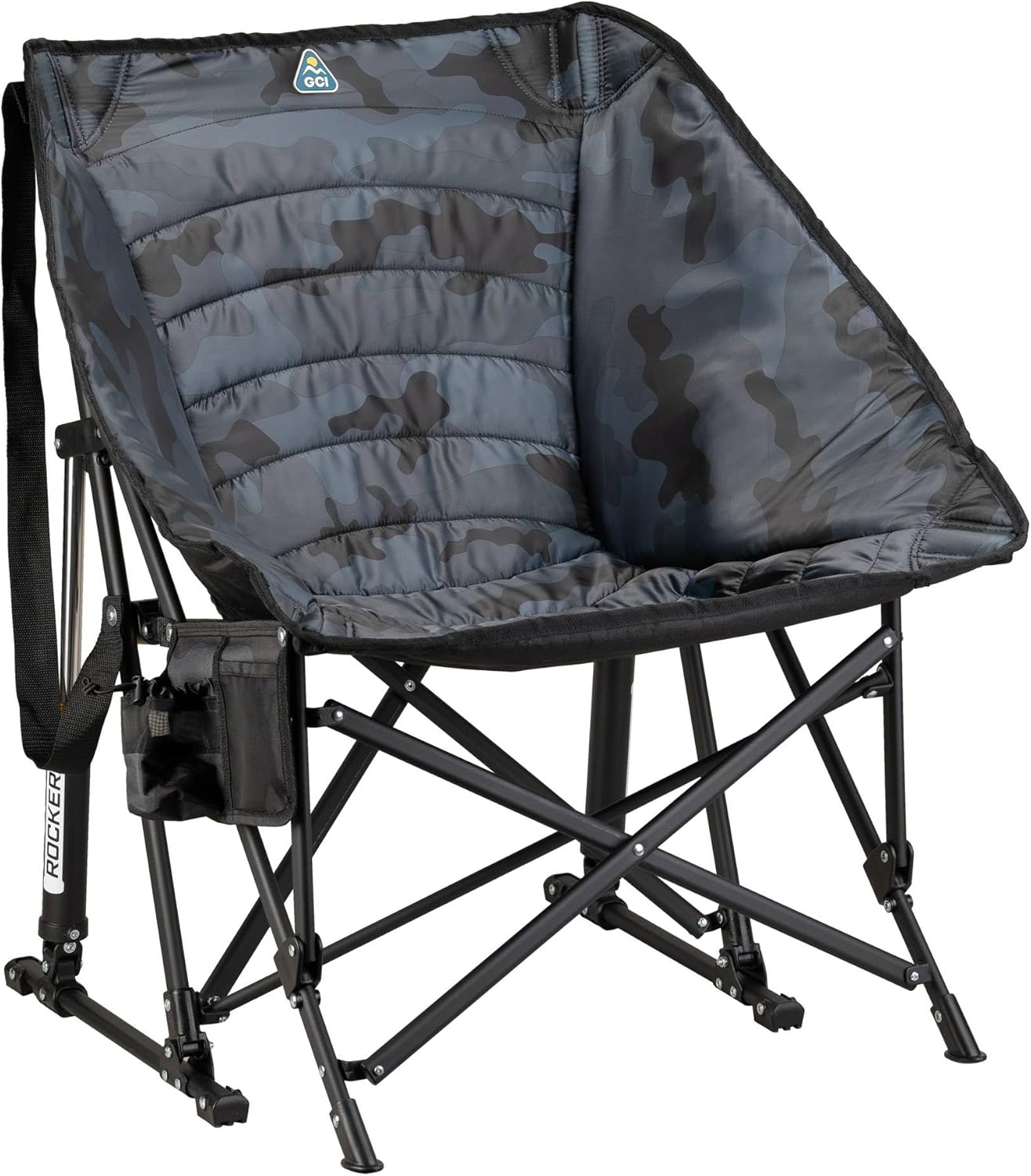 GCI Outdoor Puff Rocker Stealth Camo - Portable Rocking Chair (Part Number: 481271) - Autosphere