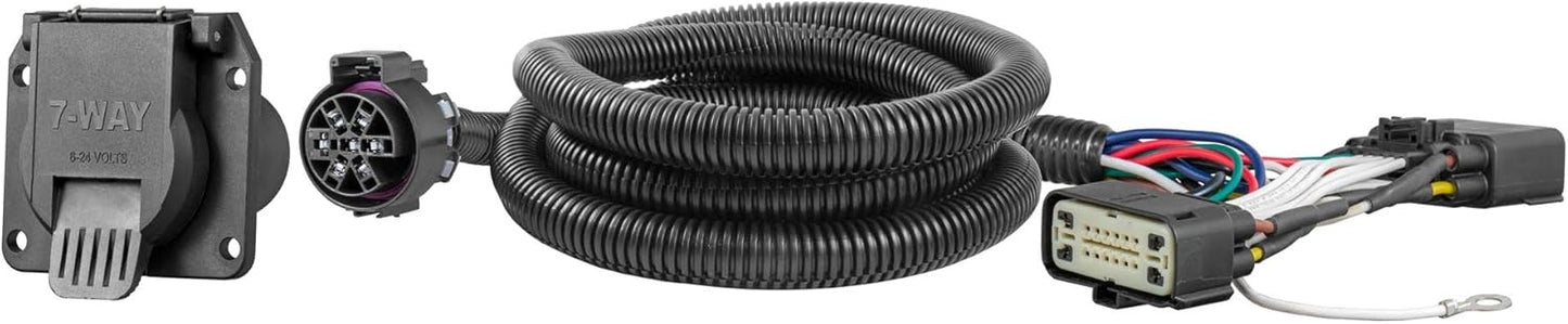 CURT 56413 7-Pin Vehicle-Side Trailer Wiring Harness for Ford F-150 – Heavy-Duty Plug & Play
