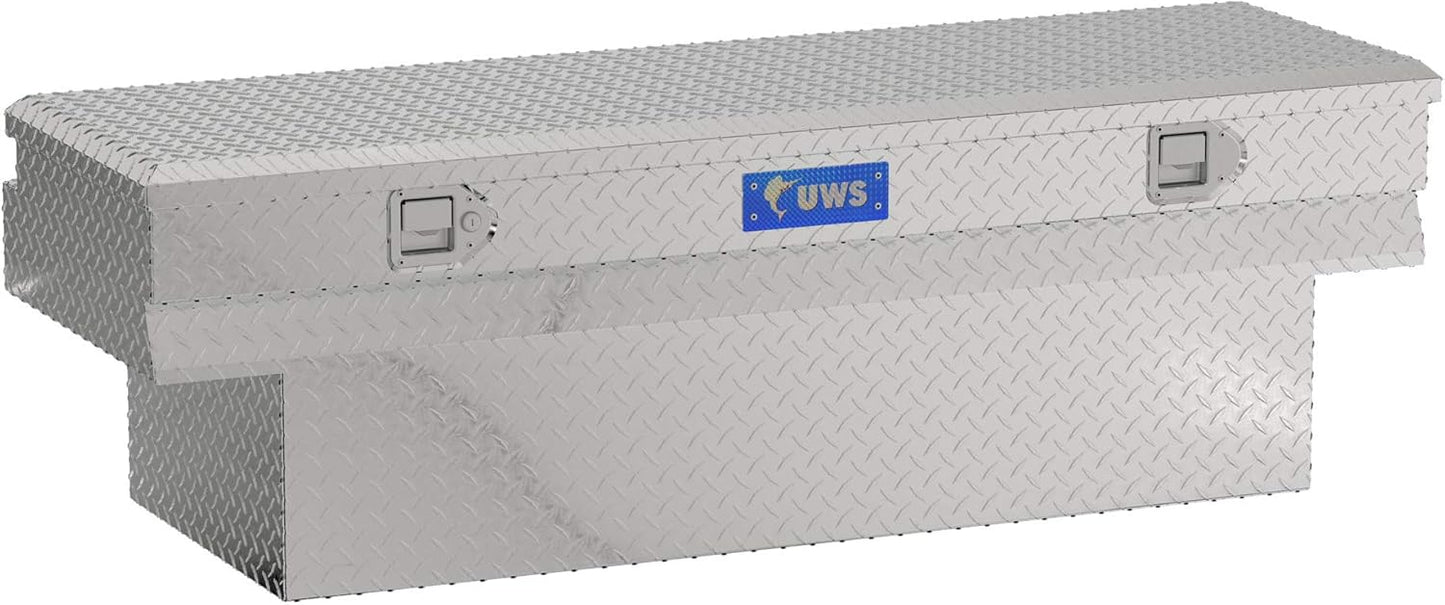 UWS EC20331 60" Heavy-Wall Aluminum Notched Truck Storage Box with RigidCore Lid