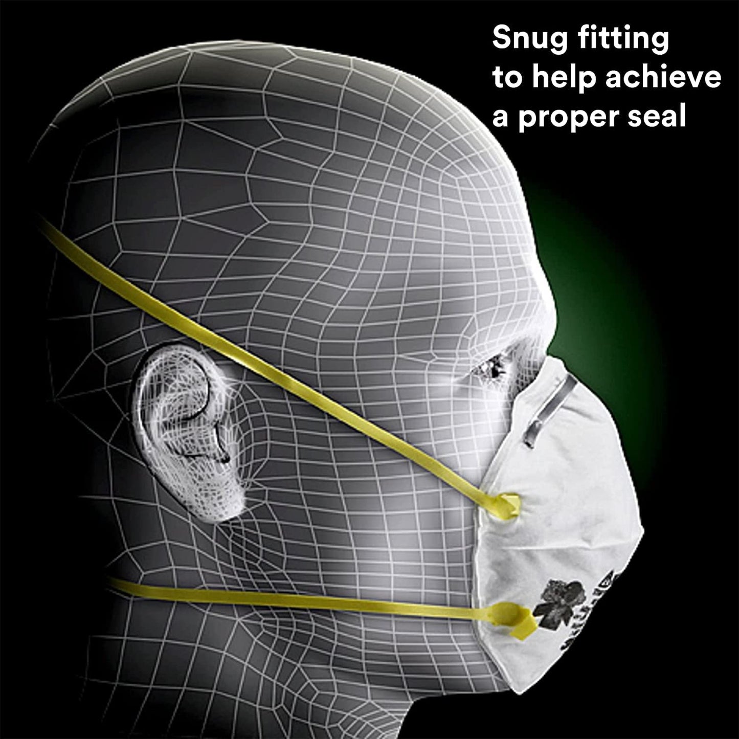 3M 8210 Particulate Respirator N95 – Pack of 20 Disposable Face Masks, NIOSH Approved, Cup Style with Nose Foam