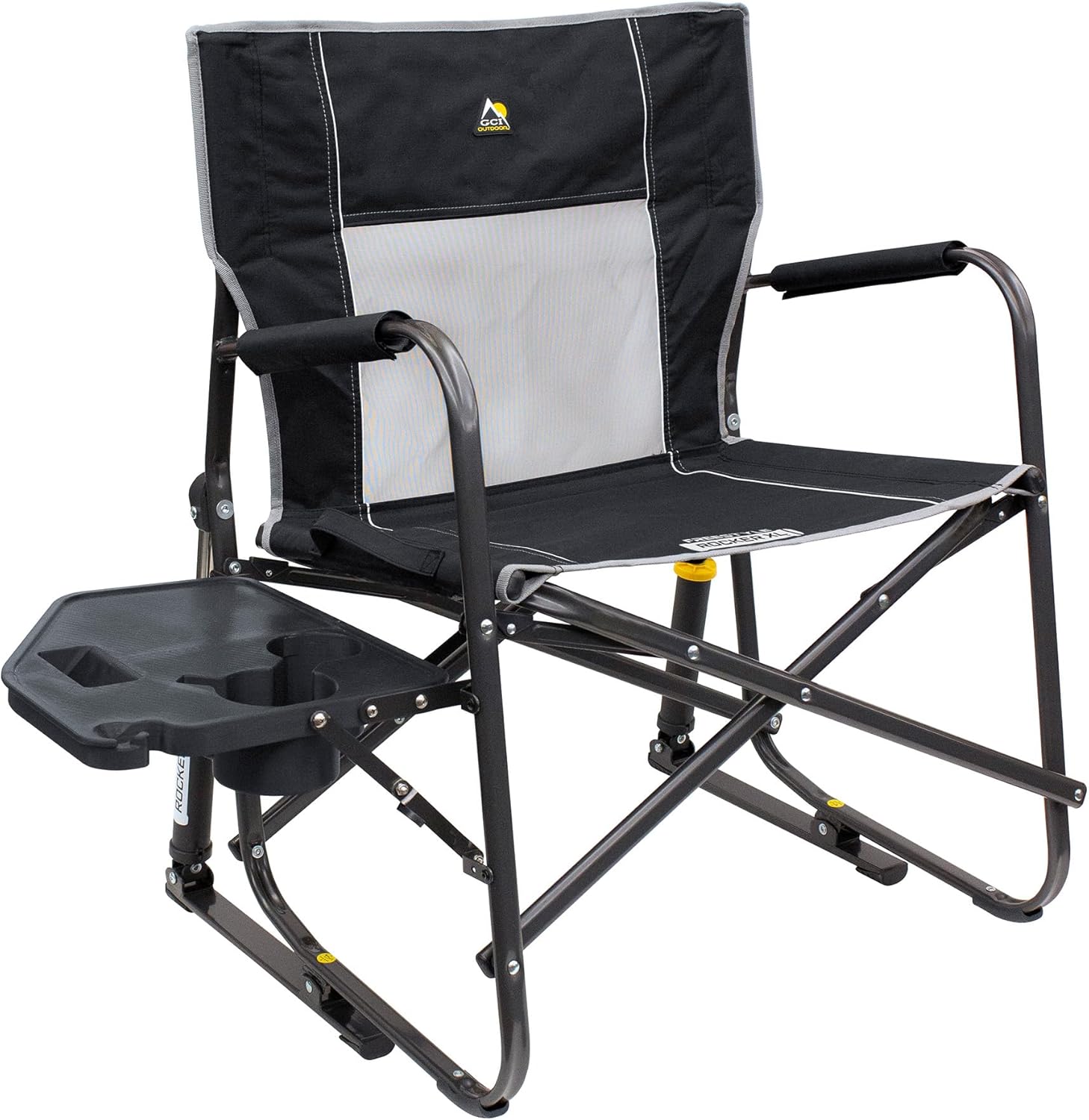 GCI Outdoor Freestyle Rocker Black - Portable Rocking Chair (Part Number: 37010) - Autosphere